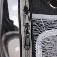 Sac à dos de transport pour chat et chien extensible, respirant, en maille, portable, toutes saisons, voyage, randonnée, camping, extérieur