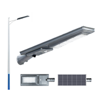 Postes de luz LED inteligentes con cabezales de luz de calle Clasificación IP65 para aplicación en carretera Fuente de alimentación CC