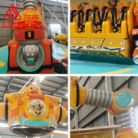 Manège Robocop Rotatif Miami, Manège Thème Balançoire, Robot Mécanique à 360 Degrés pour Aire de Jeux, Attraction de Fête Foraine, pour la Conception de Parcs, à Vendre