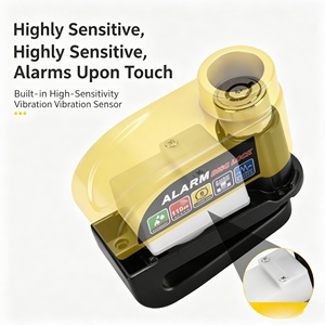 Candado de Disco para Bicicleta con Alarma, Candado Antirrobo para Bicicleta Eléctrica, Candado de Disco para Motocicleta, Equipo de Seguridad para Ciclismo - Product Image 2