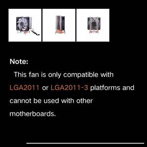 LGA2011-3 Compatible 6 Heatpipe <span class=keywords><strong>120mm</strong></span> Ventilateur CPU Refroidisseur Conçu pour Dual X99 Single X99 Cartes Mères Système De Refroidissement - Product Image 5