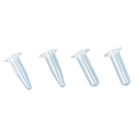Tube de microcentrifugation en plastique de haute qualité 0,5 ml 1,5 ml 2,0 ml, mini tube à essai conique