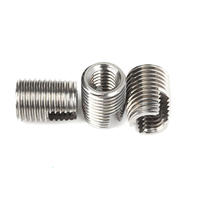 304 Stainless Steel Self Tapping Slotted Threaded Insert Nut Internal Thread Insert