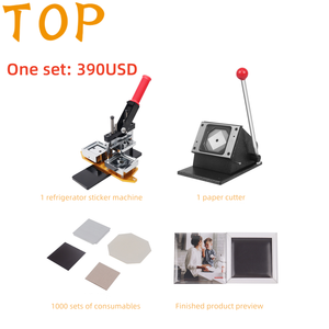 63.5*63.5 2.5 Inch Foto Vierkante Knop Badge Koelkast Magneet Maken <span class=keywords><strong>Machine</strong></span> Koelkast Magneet Vierkante Knop Badge Maken Machines - Product Image 1