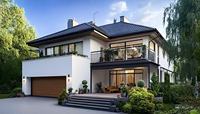 Villa préfabriquée de luxe moderne en acier, maison à ossature légère en acier, structure imperméable, maisons de luxe, villas préfabriquées de luxe