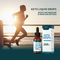 OEM/ODM Gouttes Keto Minceur Liquides Orales Vitamines Brûle-graisses Énergie Boostée & Soutien Immunitaire & Sommeil Sain Complément Énergétique