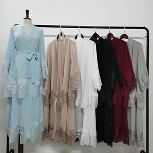 Nueva Ropa Islámica Elegante y Transpirable Estilo Mariposa 2025, Kaftán de Lujo Modesto para Ramadán y Eid, Dubai, Mangas Campana de Invierno, Cuello en V - Product Image 3