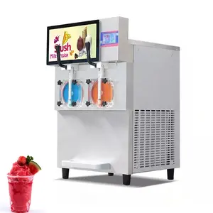 Commerciële Bevroren Drankje Slushy Smoothie Machine Twee Smaken Slush Machine Ice Slush Machine Voor Ijs Slush Winkel