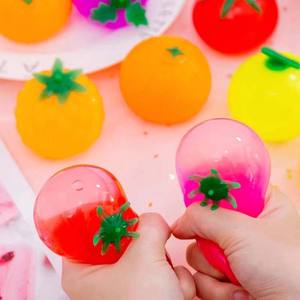 Venta caliente juguete de tomate irrompible novedad antiestrés descompresión fruta bola blanda liberar estrés <span class=keywords><strong>con</strong></span> juguetes de frutas simuladas - Product Image 3