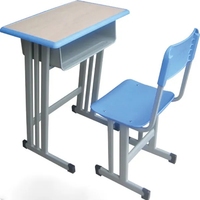 Ensemble de bureau et chaise pour étudiants, de haute qualité, moderne, durable, ergonomique, écologique, en métal, réglable en hauteur, pour une utilisation dans la chambre