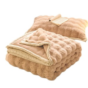 Couverture en polaire épaisse et douce, personnalisable pour canapé, lit et sieste au bureau, utilisable toute l'année - Product Image 5