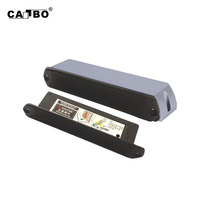 CANBO M-229G Sensor Fotoeléctrico Moderno de Techo y Exterior con Activación por Infrarrojos DC 12V/24V, Sensor de Haz y Luz de Seguridad