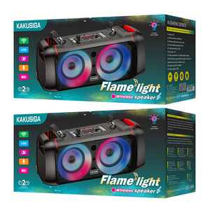 KAKUSIGA KSC-689 Série KUSHENG Lampe à flamme Haut-parleur Bluetooth Type sangle Haut-parleur lumineux et pratique - Product Image 6