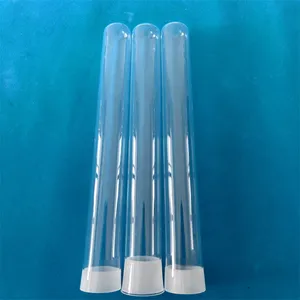Tubo de cuarzo personalizado de alta pureza, manga de cuarzo transparente, horno de tubo de vidrio transparente pulido