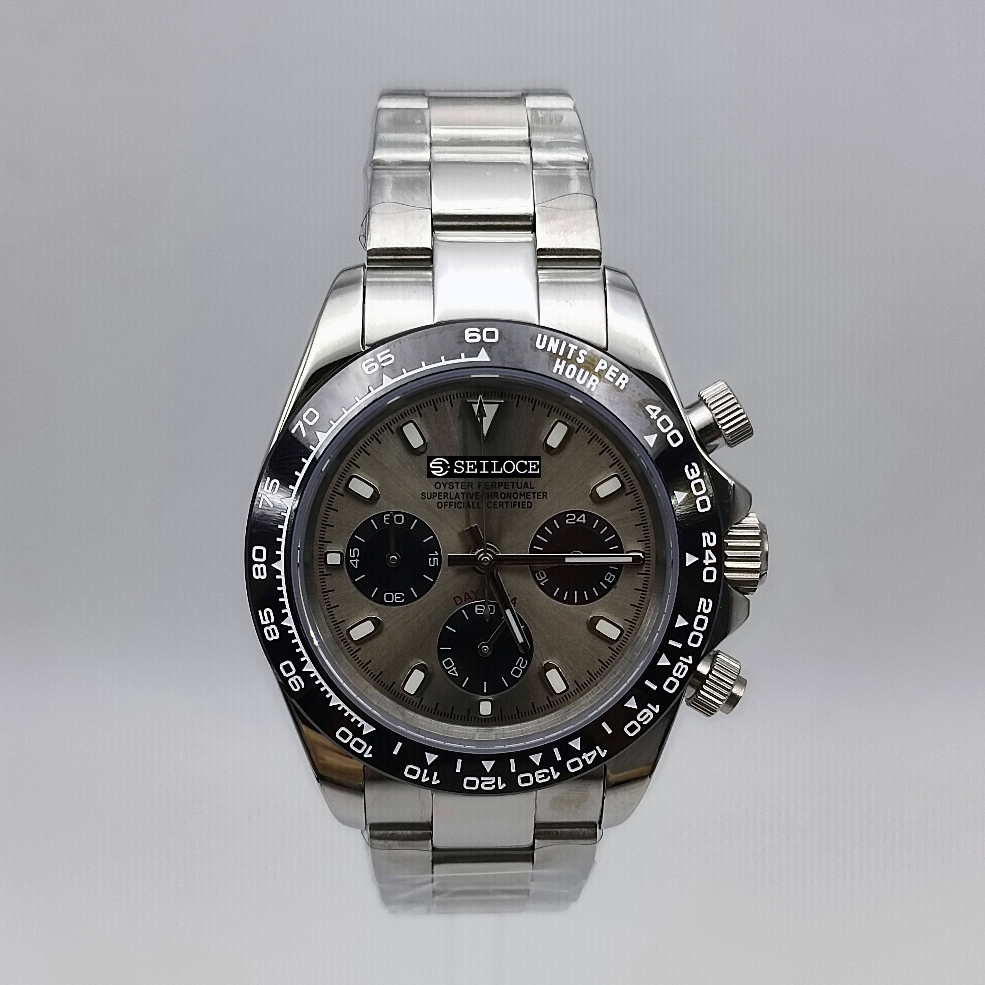 Silver Case+Gray Dial