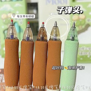 Bolígrafo de gel <span class=keywords><strong>borrable</strong></span> de color <span class=keywords><strong>verde</strong></span> claro y café muy bonito negro y azul de 0,5mm - Product Image 5