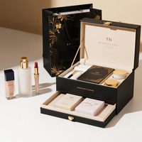 Boîte cadeau d'emballage cosmétique de parfum haut de gamme écologique personnalisée avec logo personnalisé, impression UV, échantillon gratuit avec plateau intérieur