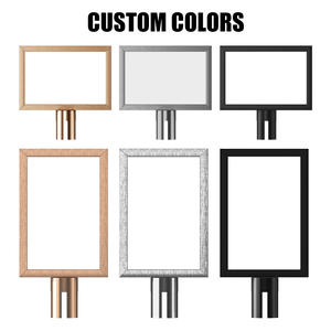 Nouvelles barrières de file d'attente rétractables à double face A3/A4, créatives, avec supports de signalisation pour hôtels - Product Image 6