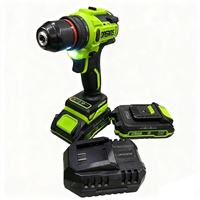 Perceuse-visseuse sans fil de haute qualité, batterie lithium-ion 18V, mini perceuse, mandrin sans clé, couple réglable, tournevis et perceuse