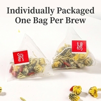 Sachets de thé personnalisables OEM à la fleur de chèvrefeuille et au chrysanthème – Thé bien-être naturel aux herbes pour le soutien quotidien de la santé