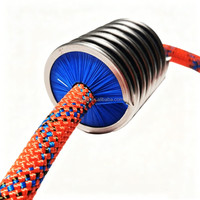 Brosse spirale de nettoyage pour cordes d'alpinisme en nylon synthétique industriel avec support en acier inoxydable OEM BaJie