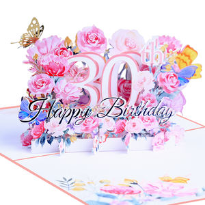 Tarjetas Pop Up de <span class=keywords><strong>feliz</strong></span> <span class=keywords><strong>cumpleaños</strong></span>, tarjetas de lujo personalizadas, 3d Pop Up, 18, 20, 30, aniversario, tarjeta de felicitación de invitación de <span class=keywords><strong>feliz</strong></span> <span class=keywords><strong>cumpleaños</strong></span> - Product Image 5