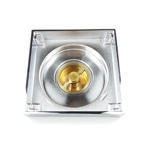 Desagüe de suelo de drenaje rápido para balcón y baño de latón resistente de <span class=keywords><strong>4</strong></span> pulgadas de estilo cuadrado más popular - Product Image 4