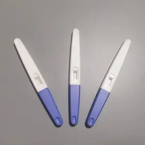 Coque en plastique pour bandelette de test de grossesse cassette midstream hcg kits de test de grossesse utilisation facile