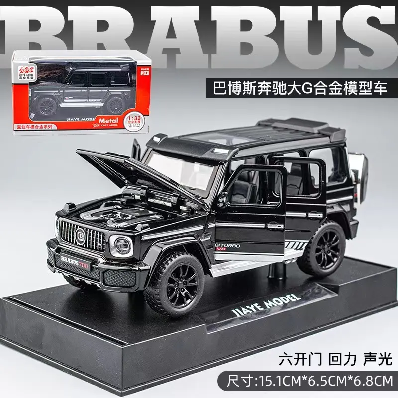 1:32 diecast alloy TOY CAR off-road vehicle model pull back toy BRABOS 700 SUV