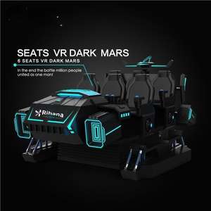 Parc d'attractions d'intérieur 9d, six cinémas de la simulation VR de réalité virtuelle de sièges à vendre - Product Image 5