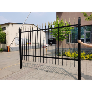 Clôture en métal en aluminium Clôture ornementale Garde-corps en acier au zinc forgé Panneaux de clôture <span class=keywords><strong>jardin</strong></span> - Product Image 2