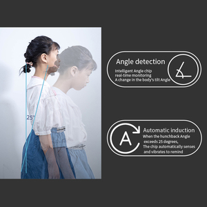 <span class=keywords><strong>Correcteur</strong></span> de posture intelligent AOFIT avec capteur de vibration, écran LCD et dispositif de rappel pour enfants, étudiants et adultes – Correction de la posture - Product Image 3