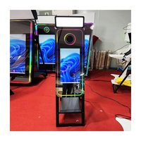 Espejo Fotográfico Rectangular de Alta Calidad con Control Remoto Inalámbrico, Ovalado de 55 Pulgadas con LED RGB para Club Nocturno