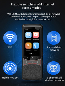 Z3 4G SIM 카드 언어 오디오 번역기 134 온라인 번역 장치 사진 오프라인 스마트 ChatGPT AI 보조 음성 번역기 - Product Image 3