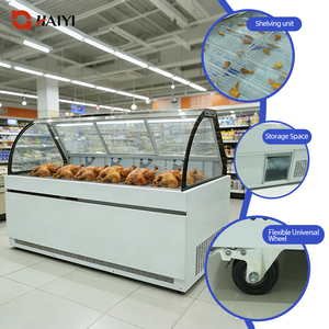 Vitrine réfrigérée pour viande, réfrigérateur de présentation de viande pour supermarché - Product Image 5