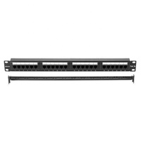 CAT5E UTP RJ45 Panel Patch Jaringan 24 Port Serbaguna untuk Pengkabelan dan Jaringan Terintegrasi