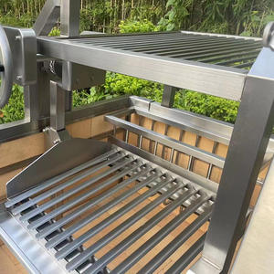 Parrilla Argentina <span class=keywords><strong>de</strong></span> <span class=keywords><strong>Acero</strong></span> <span class=keywords><strong>Inoxidable</strong></span> para Exteriores con Carro Estilo Santa María y Brasero, Horno <span class=keywords><strong>de</strong></span> Carbón Integrado Tipo Gaucho - Product Image 5