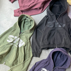 Ropa <span class=keywords><strong>de</strong></span> calle con estampado personalizado Zip Stone Washed Sun Faded 100% algodón Fleece Vintage Sudadera con capucha Fabricante <span class=keywords><strong>de</strong></span> ropa Sudadera <span class=keywords><strong>Don</strong></span> Caucha - Product Image 4