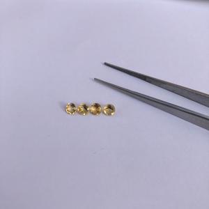 หินซิทรีนธรรมชาติขนาด4มม. อัญมณีเจียระไนแบบกลมตัดหลวมราคาโรงงานสำหรับการทำเครื่องประดับต่างหูสร้อยคอ - Product Image 1