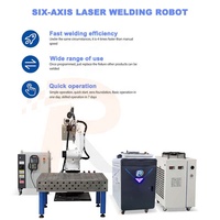 Nouvelle machine de soudage laser à fibre automatique à 6 axes Pratt en acier inoxydable 2000W avec contrôleur Qilin, garantie 3 ans