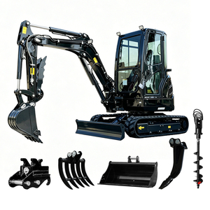 Mini Excavadora Hidráulica Compacta con Envío Gratuito, Excavadoras Agrícolas de 1, 2 y 3 Toneladas, Certificación CE y EPA - Product Image 4