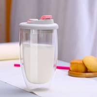 AT PACK Vente en gros – Tasse à eau transparente en verre en forme d'œuf, écologique, résistante aux hautes températures, pour usage domestique et boissons froides