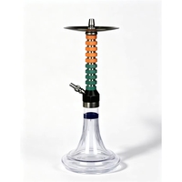 Ensemble de chicha de luxe de créateur en gros, grande taille, avec tête en aluminium unique et technique de miroir, haute qualité, boîte de marque