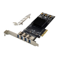 Carte d'acquisition industrielle interne PCIe X4 ASM3142 à quatre ports USB 3.1-A 10 Gbit/s en stock