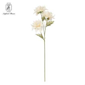 Precio bajo de fábrica, venta al por mayor, decoración de la <span class=keywords><strong>casa</strong></span>, ramo de flores de Dalia artificial de seda de calidad superior - Product Image 6