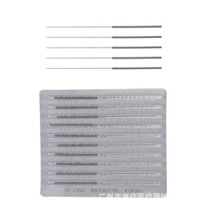 Agujas de Acupuntura Yunlong con Mango Plano, Desechables, Estériles, de Acero Inoxidable de Grado Médico para Terapia TCM - Product Image 2