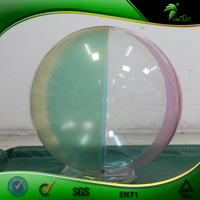 Ballon de plage transparent gonflable avec logo personnalisé, 70 cm, couleur transparente, ballon rond, globe gonflable