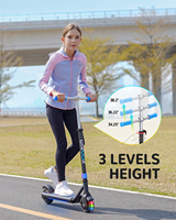 Trottinette électrique à deux roues Gyroor avec lumières LED latérales cool, prix de vente de la trottinette électrique E