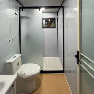 Maison préfabriquée <span class=keywords><strong>mobile</strong></span> extensible de 30 pieds, type cabine, avec lit double en conteneur, empilable, modèle 30 Wing Home - Product Image 5