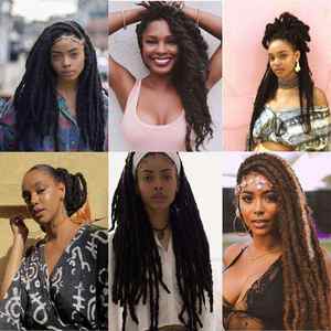 Extensions de cheveux afro crépus pré-étirés super bon marché, 16 pouces, 180g, en vrac, pour dreadlocks, réparation de locs, torsades, crochet, extension à ressort simple - Product Image 6